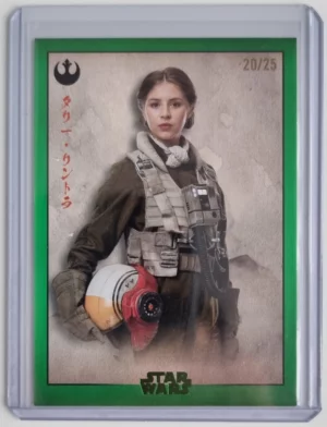 2025 Topps Star Wars Meiyo Green Foil #RS23 Tallie Lintra