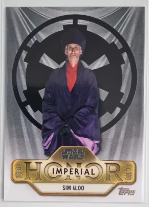 2025 Topps Star Wars Meiyo Imperial Honor #IH9 Sim Aloo