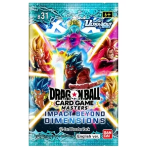 2026 Bandai Dragon Ball B31 Impact Beyond Dimensions – Sleeved Booster