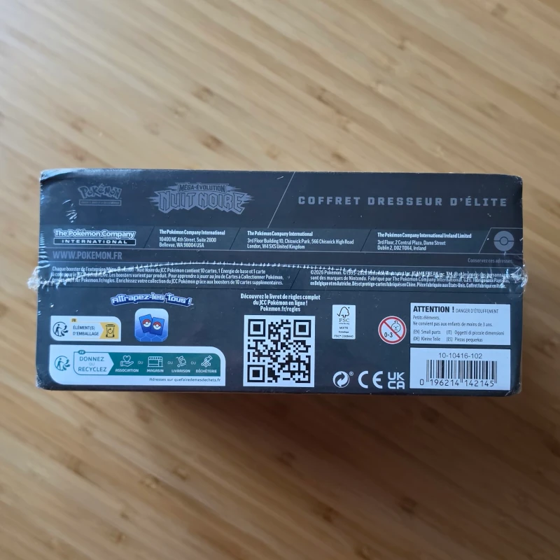 2026 Pokémon ME05 Nuit Noire – Coffret Dresseur d’Élite (ETB) – Image 12