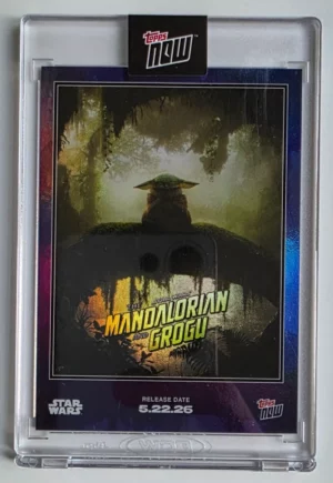 2026 Star Wars Topps NOW The Mandalorian and Grogu #MGSSP – Grogu Meditation Poster Image Variation Super Short Print