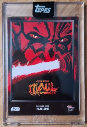 2026 Star Wars Topps Now Maul – Shadow Lord