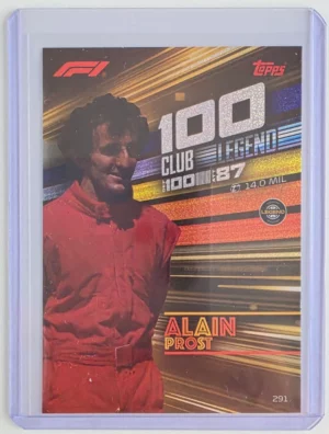 2026 Topps Formula 1 Turbo Attax 100 Club #291 Alain Prost