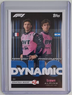 2026 Topps Formula 1 Turbo Attax Alpine #84 Pierre Gasly & Franco Colapinto