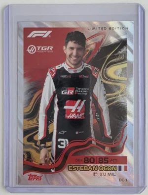 2026 Topps Formula 1 Turbo Attax Black Gold #BG1 Esteban Ocon