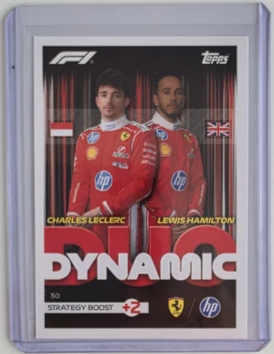 2026 Topps Formula 1 Turbo Attax Ferrari #30 Charles Leclerc & Lewis Hamilton