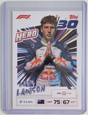 2026 Topps Formula 1 Turbo Attax Racing Bulls #49 Liam Lawson