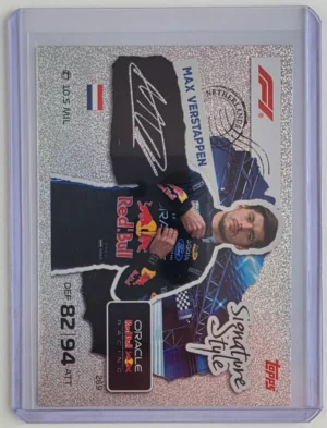 2026 Topps Formula 1 Turbo Attax Signature Style #269 Max Verstappen