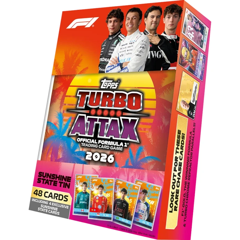 2026 Topps Formula 1 Turbo Attax – Mega Tin Sunshine State