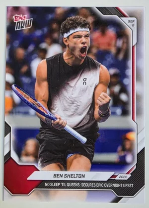 2026 Topps NOW Tennis #19 Ben Shelton