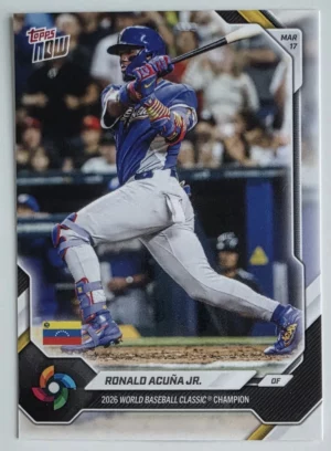 2026 Topps NOW World Baseball Classic Championship #VEC1 Ronald Acuña Jr.
