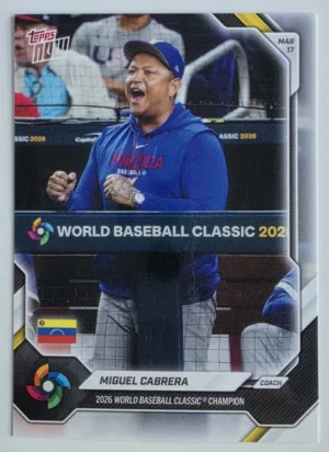 2026 Topps NOW World Baseball Classic Championship #VEC11 Miguel Cabrera