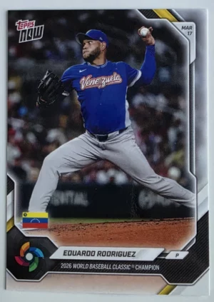 2026 Topps NOW World Baseball Classic Championship #VEC13 Eduardo Rodriguez