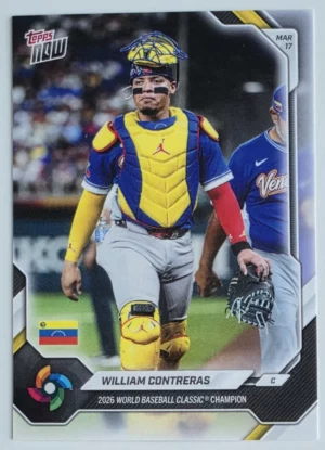 2026 Topps NOW World Baseball Classic Championship #VEC3 William Contreras