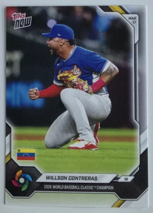 2026 Topps NOW World Baseball Classic Championship #VEC7 Willson Contreras