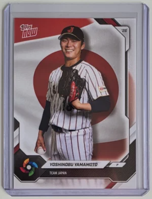 2026 Topps NOW World Baseball Classic #JP03 Yoshinobu Yamamoto
