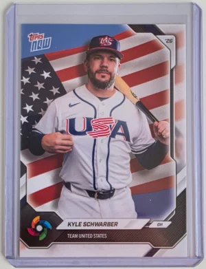 2026 Topps NOW World Baseball Classic #USA03 Kyle Schwarber