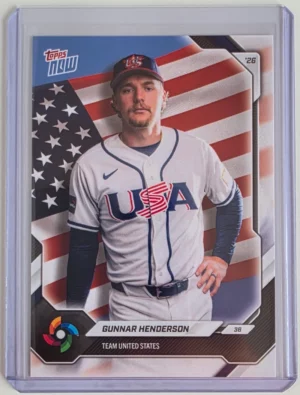 2026 Topps NOW World Baseball Classic #USA05 Gunnar Henderson