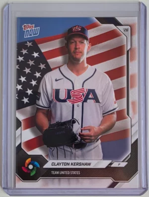 2026 Topps NOW World Baseball Classic #USA06 Clayton Kershaw