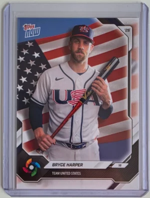 2026 Topps NOW World Baseball Classic #USA11 Bryce Harper