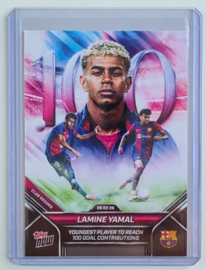 2026 Topps Now FC Barcelona #5 Lamine Yamal