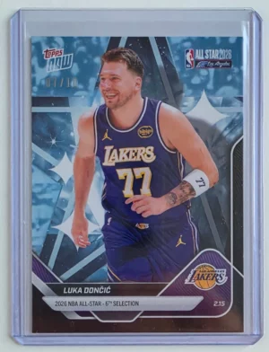 2026 Topps Now NBA All-Star Game Black Foil #AS8 Luka Doncic