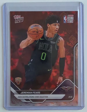 2026 Topps Now NBA Rising Stars Parallel #RS19 Jeremiah Fears