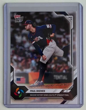 2026 Topps Now World Baseball Classic #35 Paul Skenes