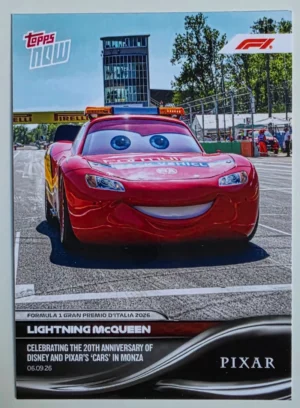 2026 Formula 1 Topps NOW #55 Lightning McQueen