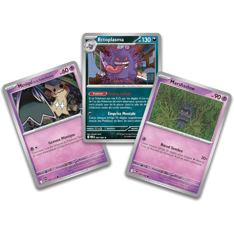 2026 Pokémon ME04 Chaos Ascendant & ME05 Nuit Noire – Ectoplasma 2-Pack Blister – Image 3