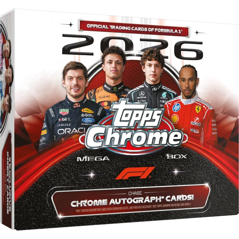 2026 Topps Chrome Formula 1 – Mega Box (précommande)