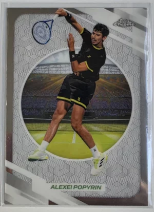 2026 Topps Chrome Tennis #108 Alexei Popyrin