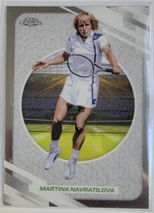 2026 Topps Chrome Tennis #126 Martina Navratilova