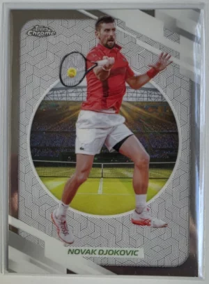2026 Topps Chrome Tennis #3 Novak Djokovic