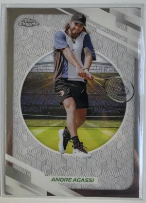 2026 Topps Chrome Tennis #6 Andre Agassi