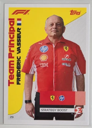 2026 Topps Formula 1 Turbo Attax Ferrari #29 Frederic Vasseur