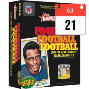 2026 Topps Heritage Football – Mega Box (précommande)