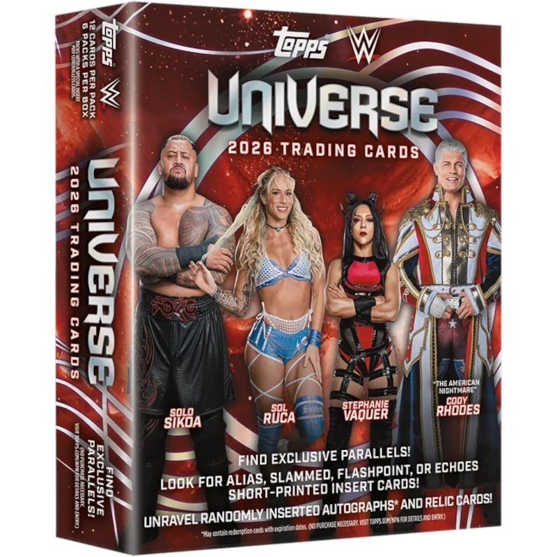 2026 Topps Universe WWE – Mega Box (précommande)
