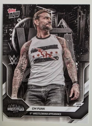 2026 WWE Topps NOW WrestleMania #4 CM Punk