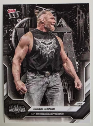 2026 WWE Topps NOW WrestleMania #5 Brock Lesnar