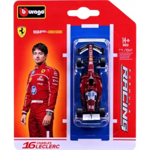 Bburago Formula Racing – Ferrari SF-25 #16 Charles Leclerc