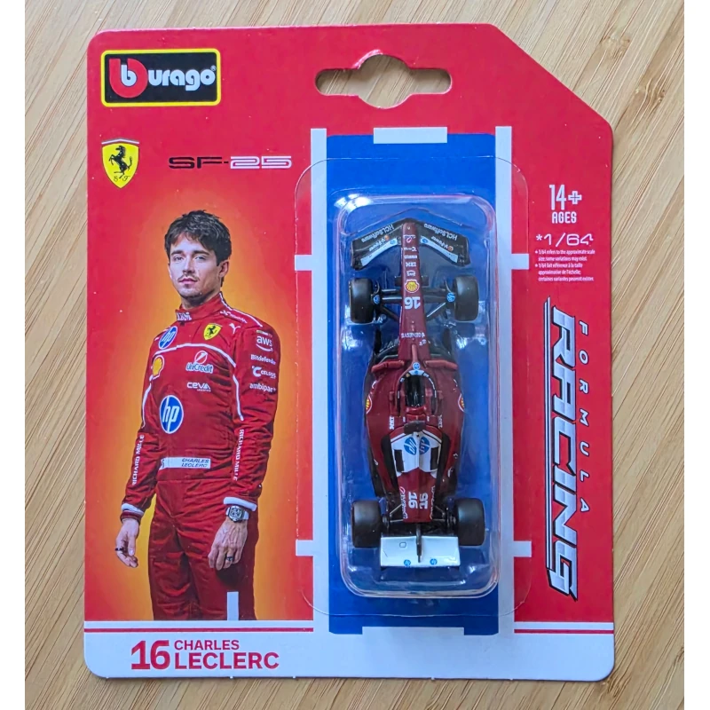 Bburago Formula Racing – Ferrari SF-25 #16 Charles Leclerc – Image 7