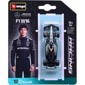 Bburago Formula Racing – Mercedes-AMG F1 W16 #12 Kimi Antonelli