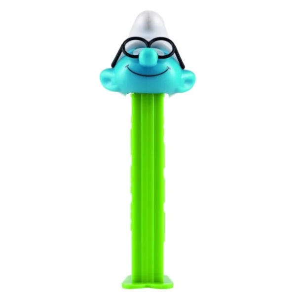 Distributeur Pez The Smurfs Schtroumpf à lunettes Bag