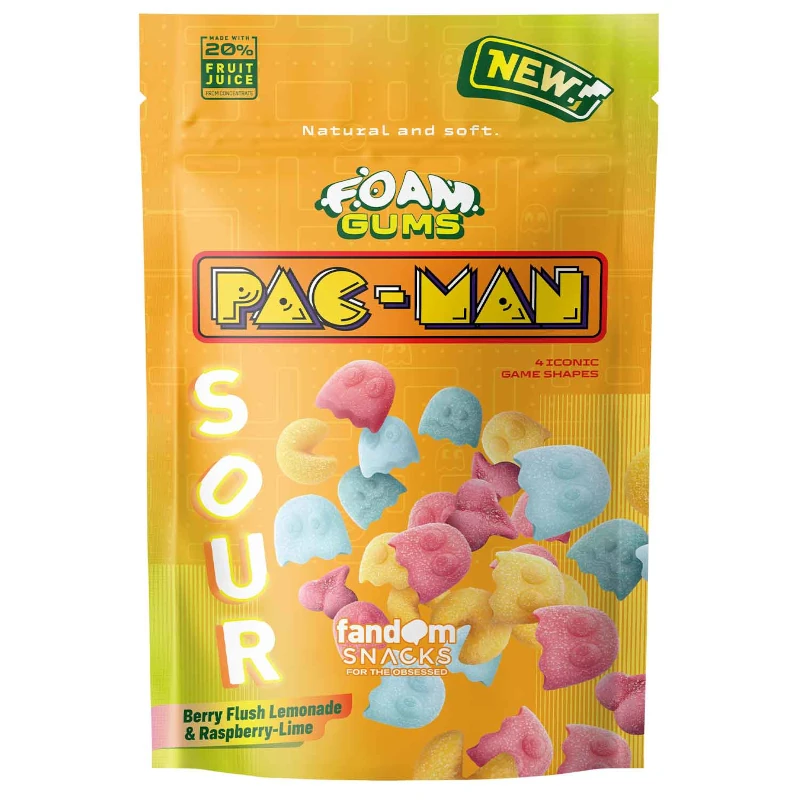 Fandom Snacks Pac-Man – Sour Foam Gums