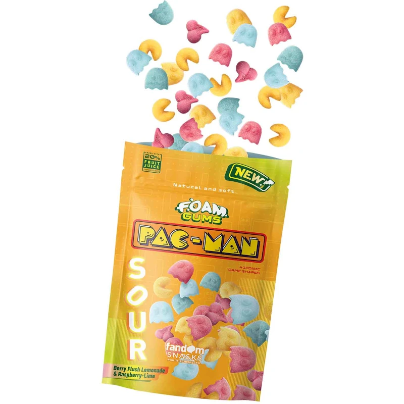 Fandom Snacks Pac-Man – Sour Foam Gums – Image 3