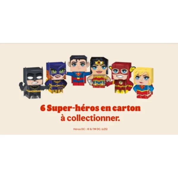 Figurine en carton Burger King DC Superman – Image 3