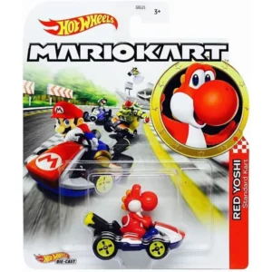Hot Wheels Mario Kart Red Yoshi