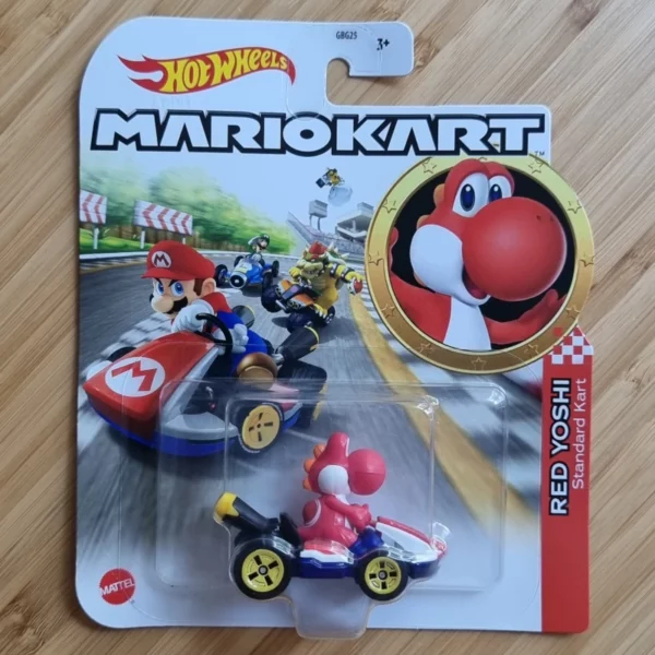 Hot Wheels Mario Kart Red Yoshi – Image 5