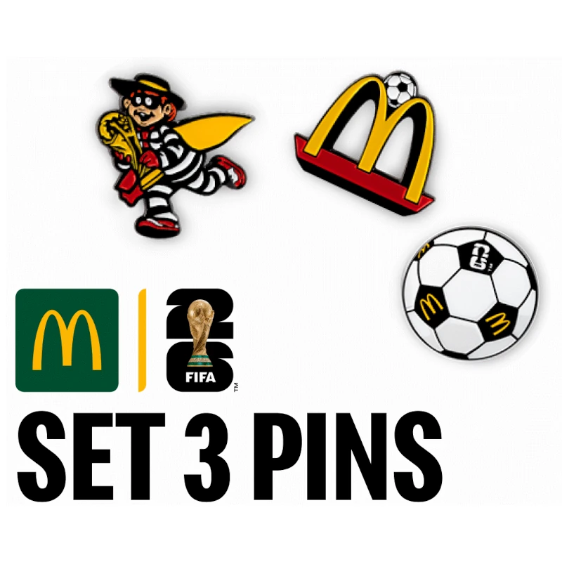 McDonald’s FIFA World Cup 2026 – Set 3 Pin's – Image 6